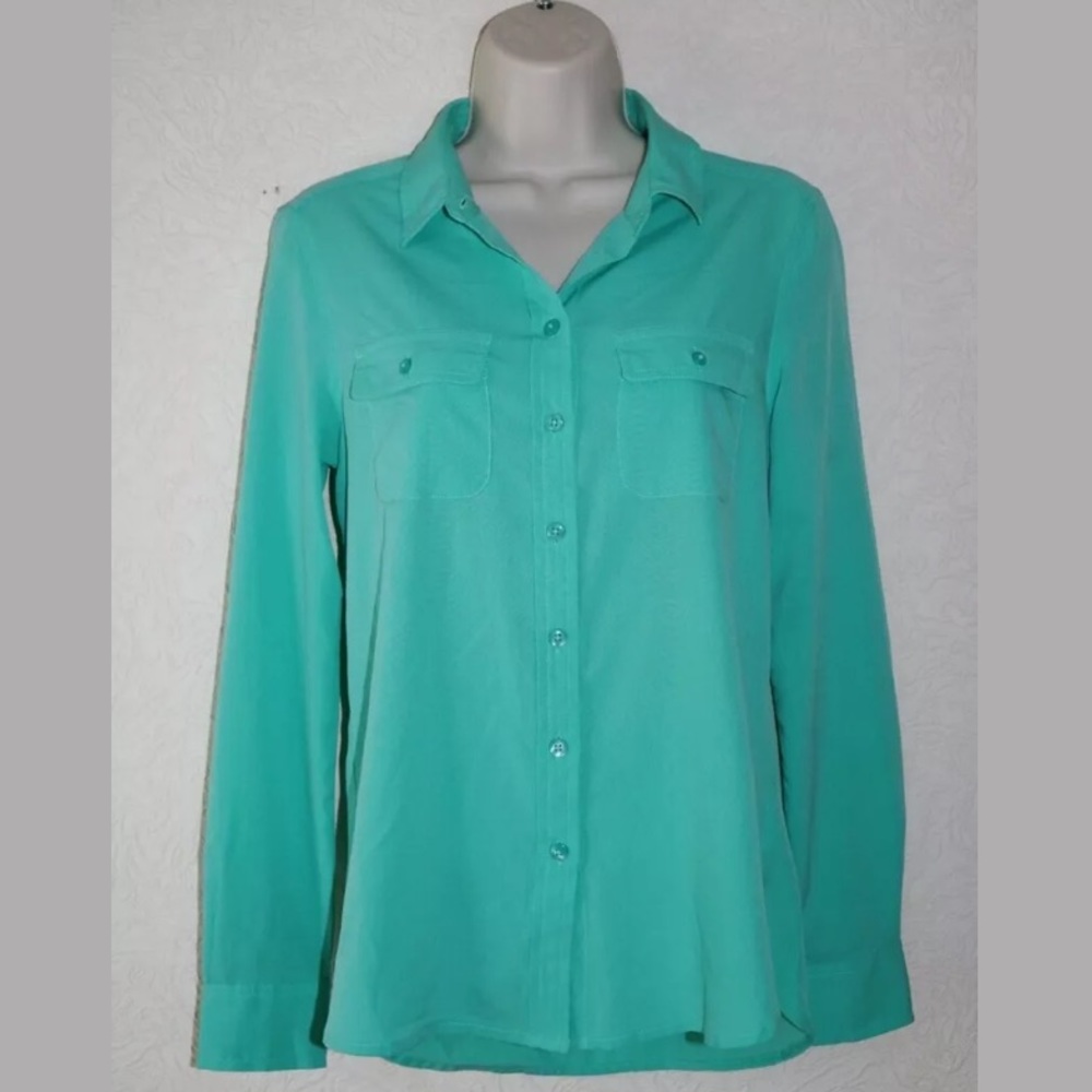 American Eagle Long Sleeve Button Down Blouse XS